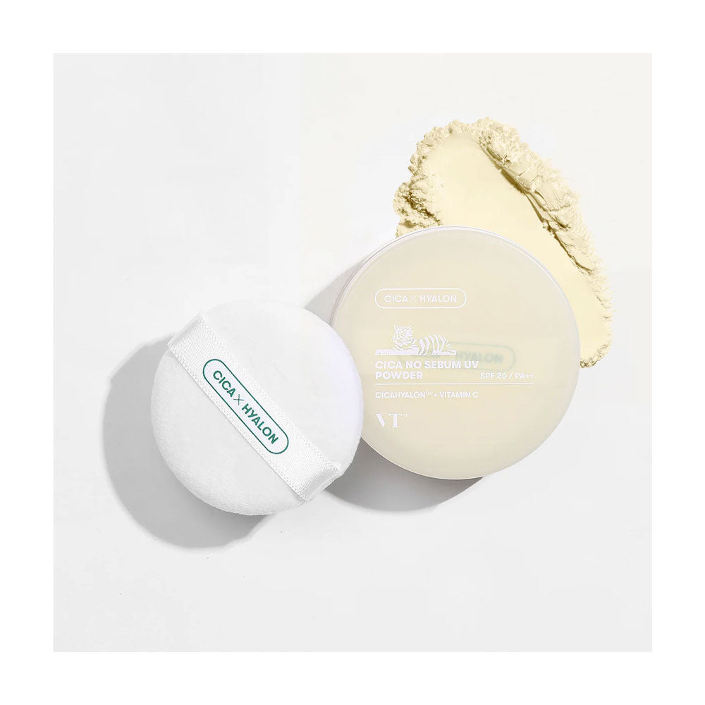 VT COSMETICS Cica No Sebum UV Powder - Peaches&Creme Shop Korean Skincare Malta