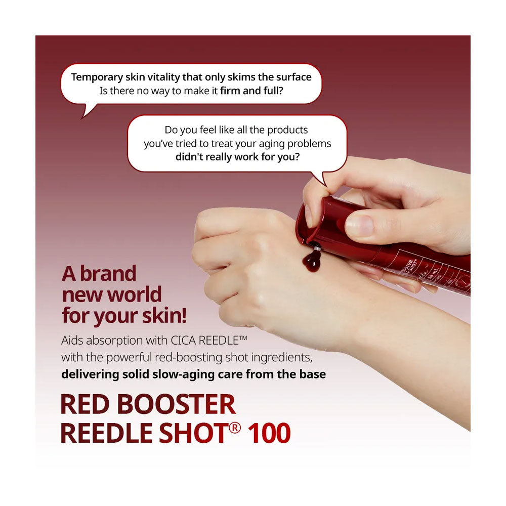 VT Red Booster Reedle Shot 100 - Peaches&Creme Shop Korean Skincare Malta