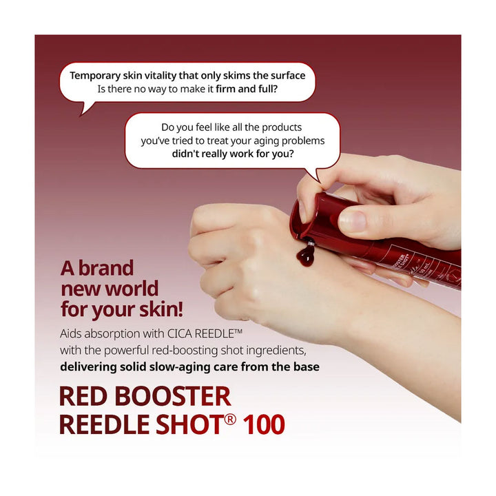 VT Red Booster Reedle Shot 100 - Peaches&Creme Shop Korean Skincare Malta