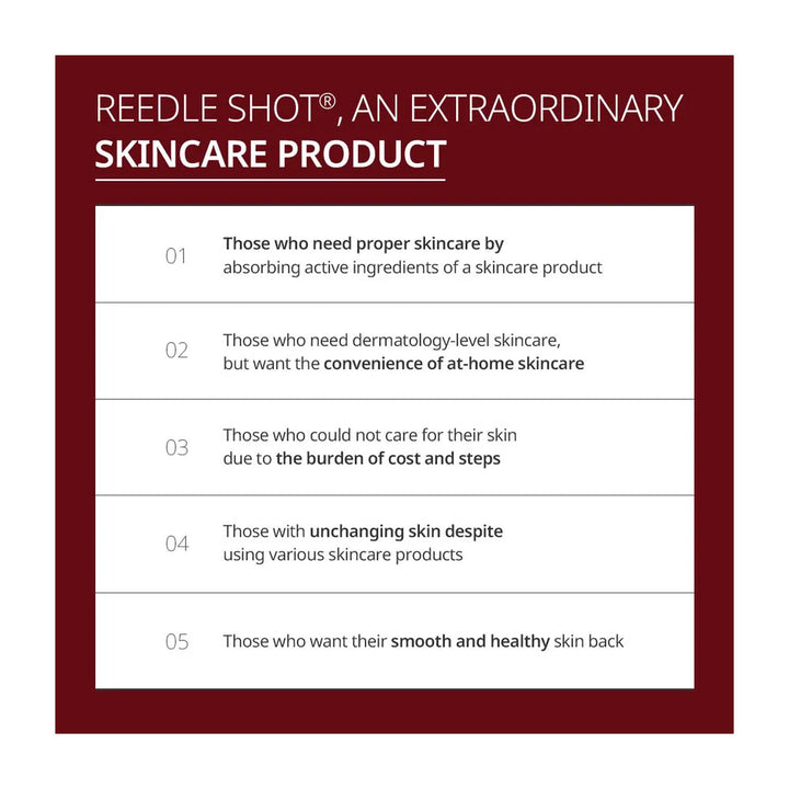 VT Red Booster Reedle Shot 100 - Peaches&Creme Shop Korean Skincare Malta