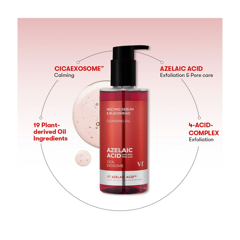 VT COSMETICS AZ Care Cleansing Oil - Peaches&Creme Shop Korean Skincare Malta