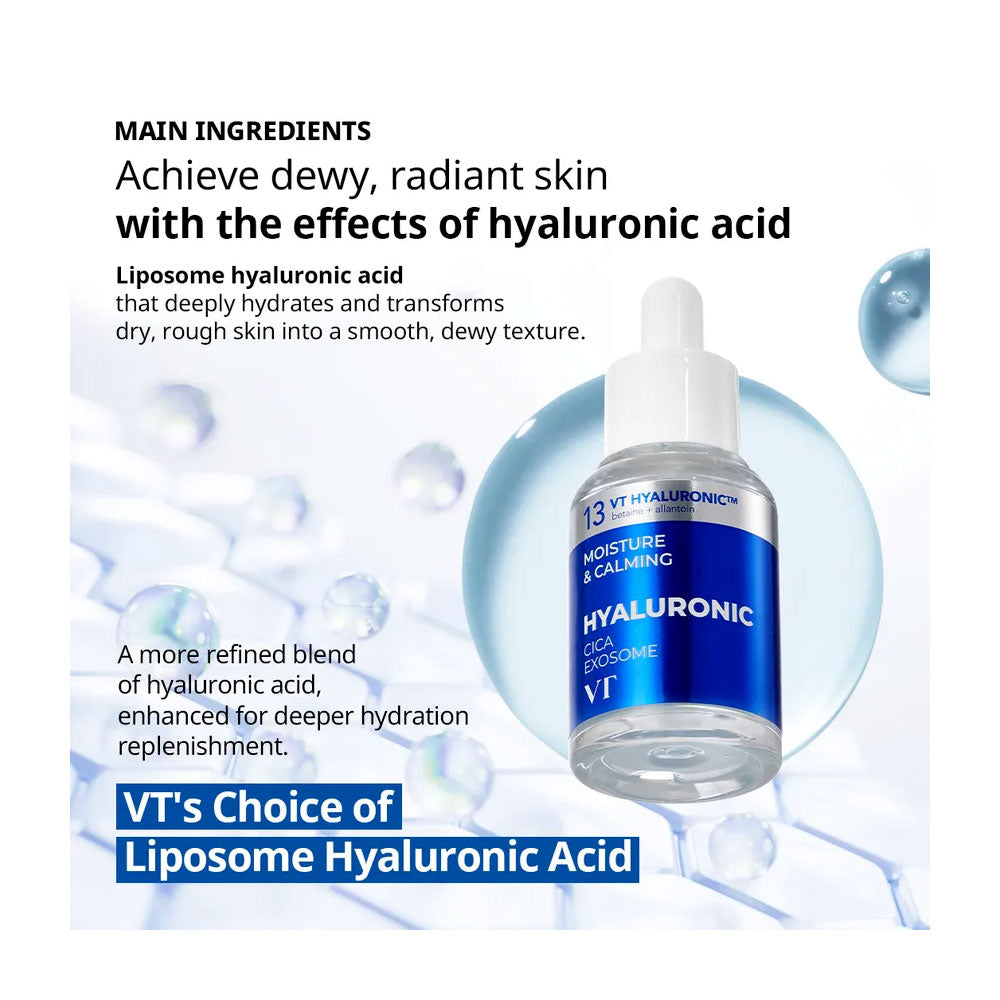 VT Hyaluronic H3 Hydro Ampoule - Peaches&Creme Shop Korean Skincare Malta