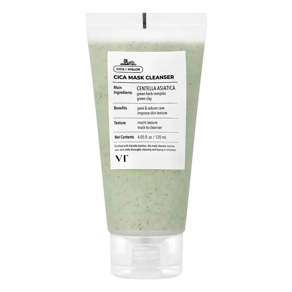 VT Cosmetics Cica Mask Cleanser - Peaches&Creme Shop Korean Skincare Malta