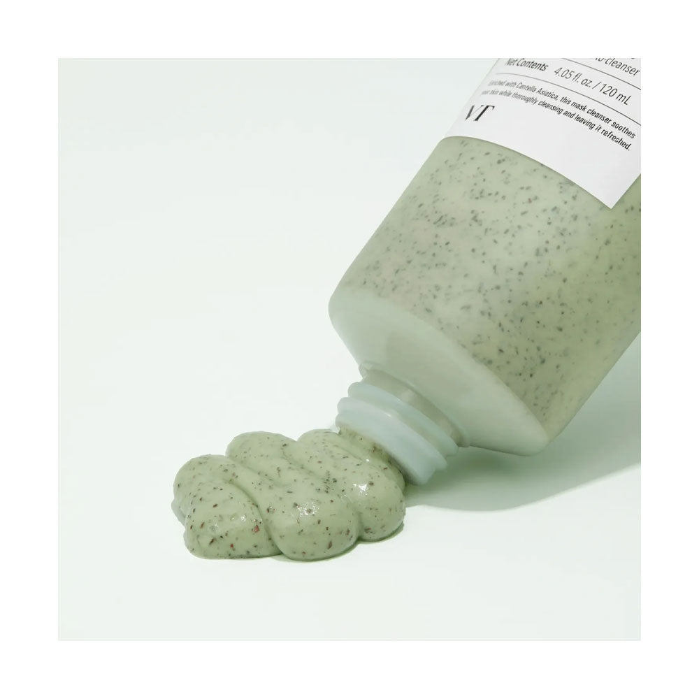 VT Cosmetics Cica Mask Cleanser - Peaches&Creme Shop Korean Skincare Malta