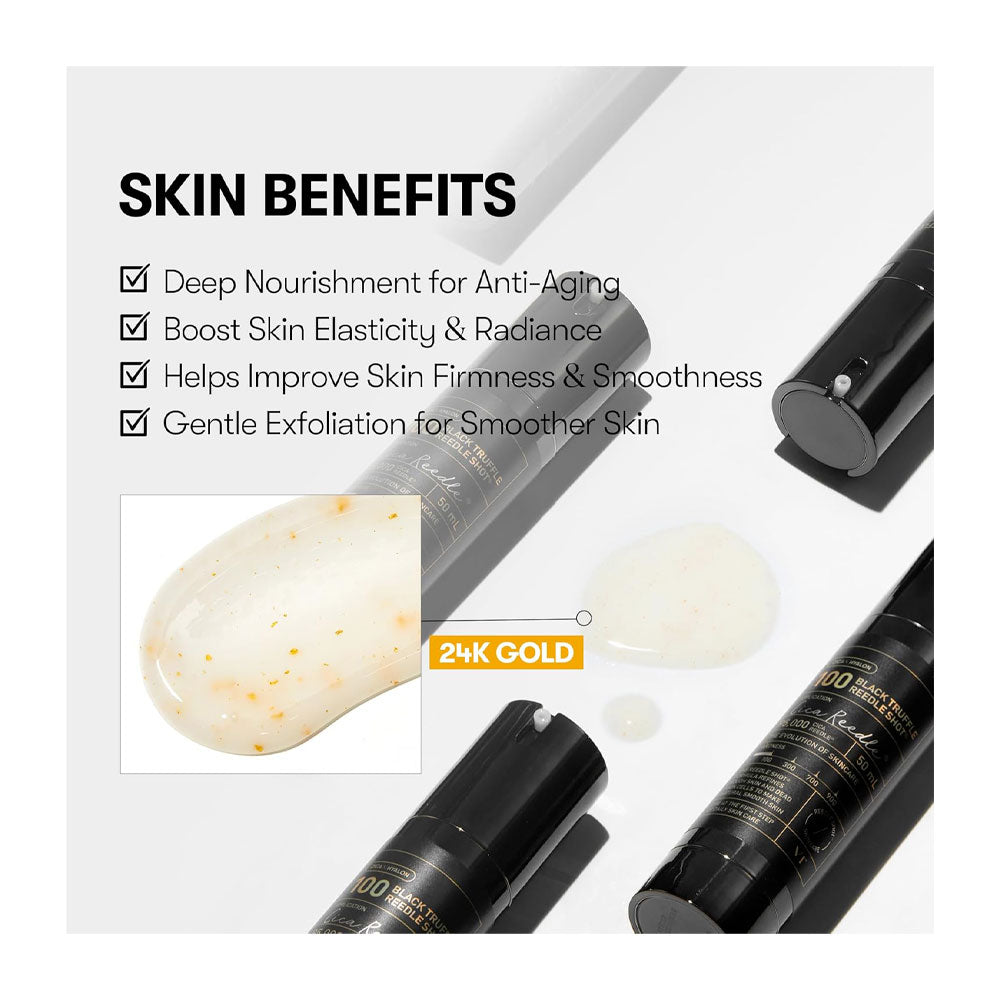 VT Black Truffle Reedle Shot 100 - Peaches&Creme Shop Korean Skincare Malta