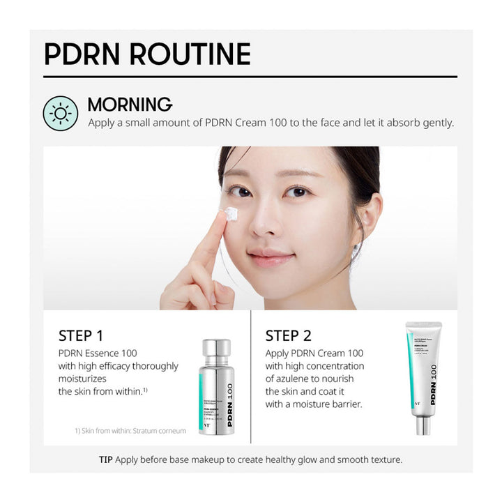 VT COSMETICS PDRN Cream 100 - Peaches&Creme Shop Korean Skincare Malta