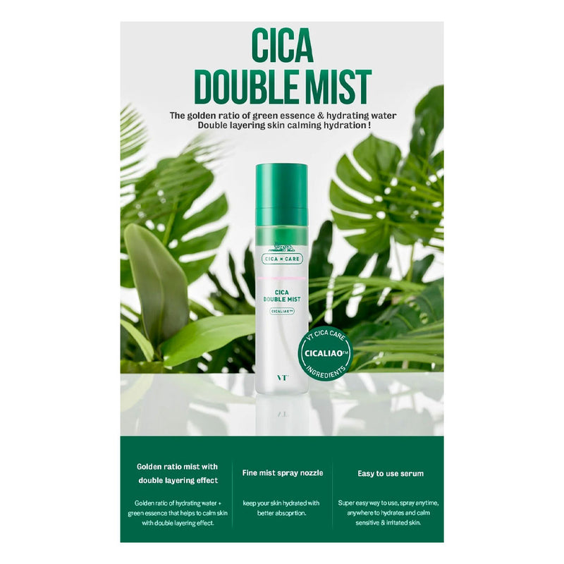 VT Cosmetics Cica Double Mist - Peaches&Creme Shop Korean Skincare Malta