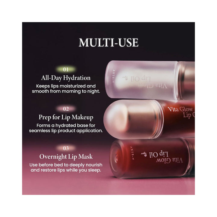 AXIS-Y Vita Glow Lip Oil - Peaches&Creme Shop Korean Skincare Malta