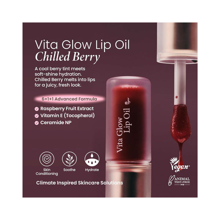 AXIS-Y Vita Glow Lip Oil - Peaches&Creme Shop Korean Skincare Malta