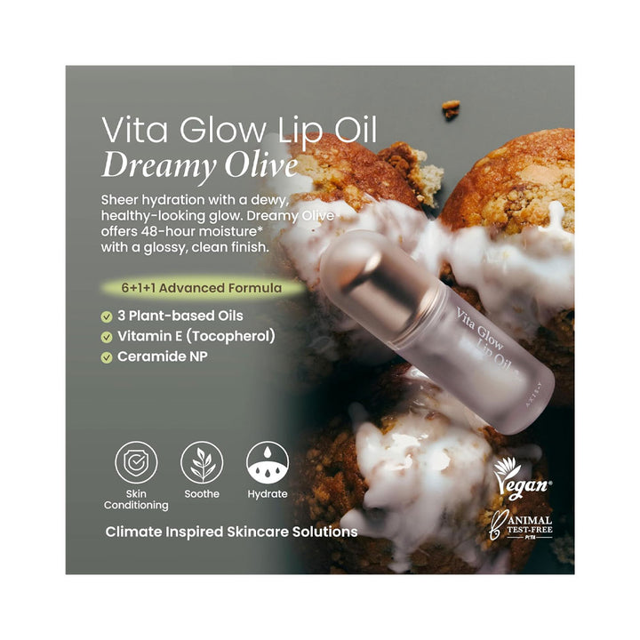 AXIS-Y Vita Glow Lip Oil - Peaches&Creme Shop Korean Skincare Malta