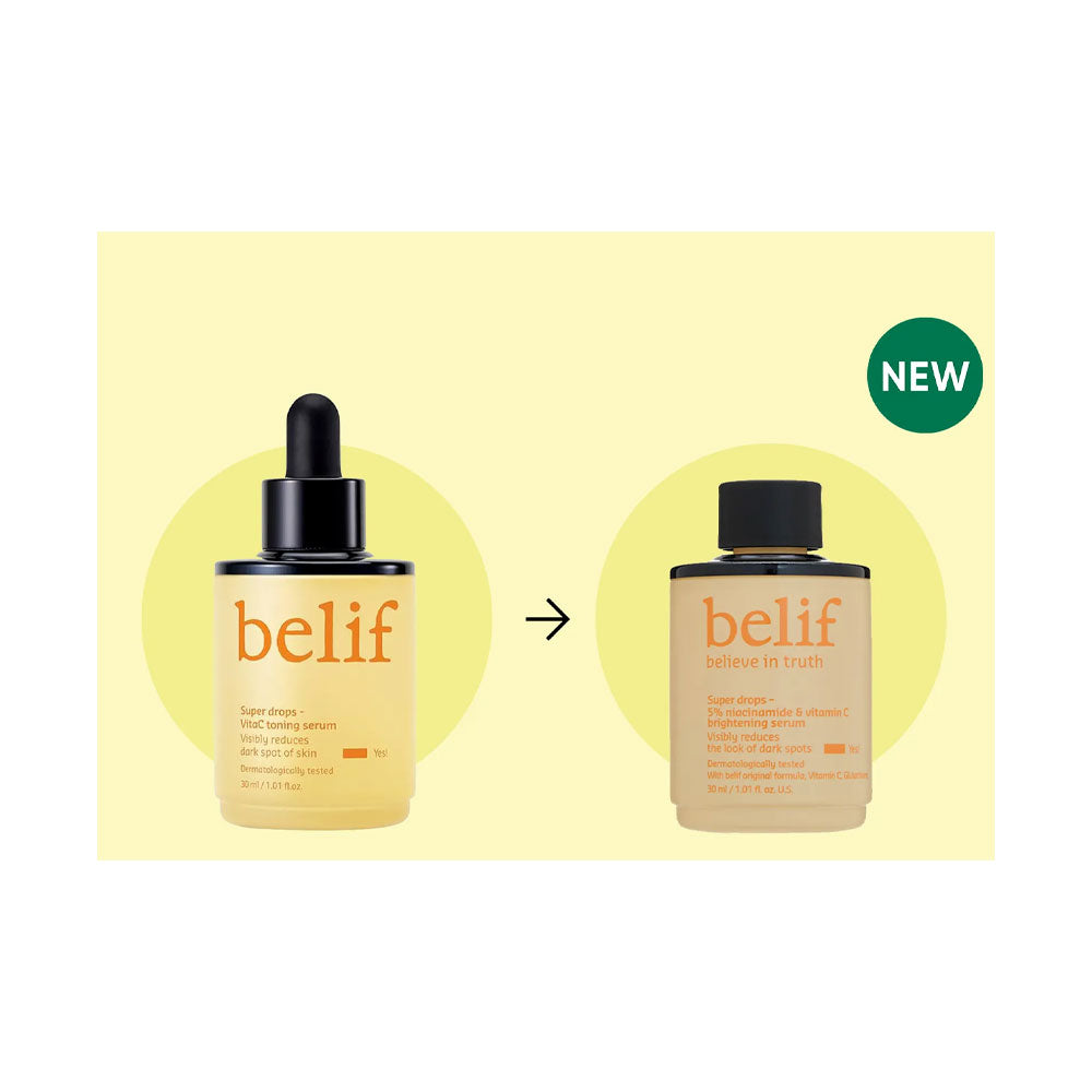 BELIF Super Drops VitaC Toning Serum - Peaches&Creme Shop Korean Skincare Malta