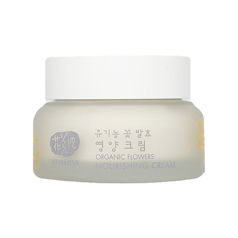 WHAMISA Organic Flowers Nourishing Cream - Peaches&Creme Shop Korean Skincare Malta