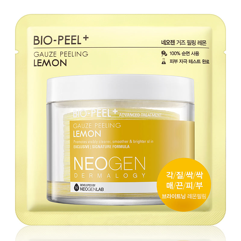 NEOGEN Dermalogy Bio-peel Gauze Peeling Lemon - Peaches&amp;Creme Shop Korean Skincare Malta