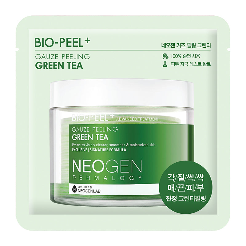 NEOGEN Dermalogy Bio-peel Gauze Peeling Green Tea - Peaches&Creme Shop Korean Skincare Malta