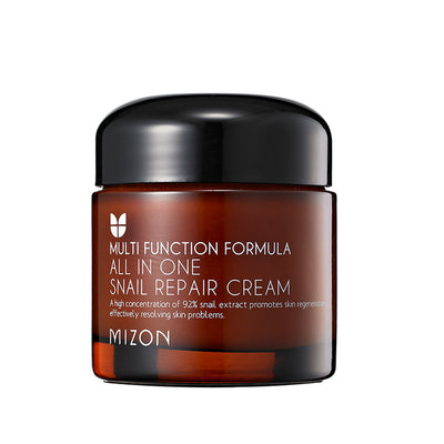 Mizon Multi Function Formula All in One Snail Repair Cream - Peaches&Creme Shop Korean Skincare Malta