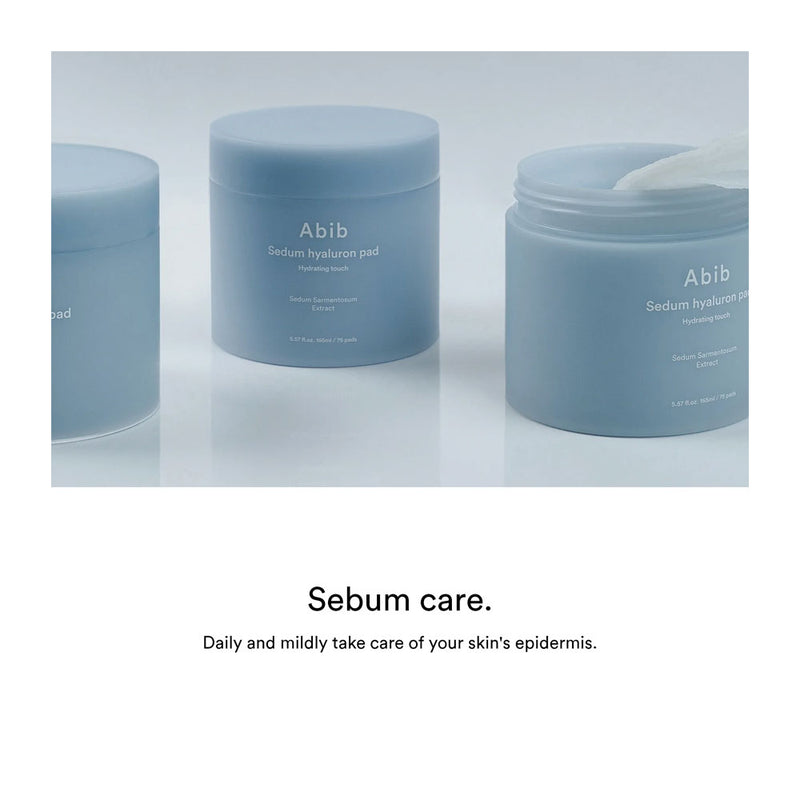 ABIB Sedum Hyaluron Pad Hydrating Touch - Peaches&Creme Shop Korean Skincare Malta