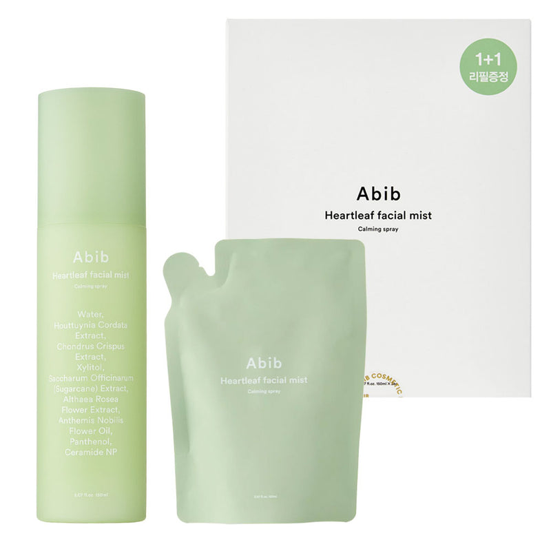 ABIB Heartleaf Facial Mist Calming Spray - Peaches&Creme Shop Korean Skincare Malta