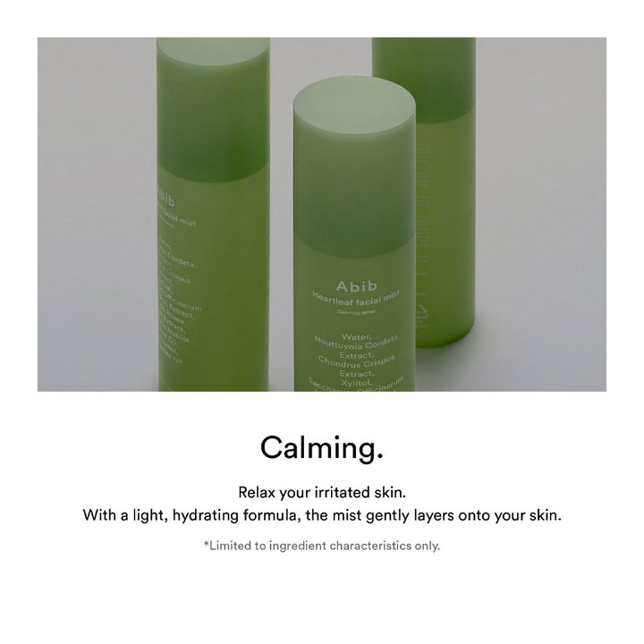ABIB Heartleaf Facial Mist Calming Spray - Peaches&Creme Shop Korean Skincare Malta