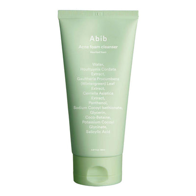 ABIB Acne Foam Cleanser Heartleaf Foam - Peaches&Creme Shop Korean Skincare Malta