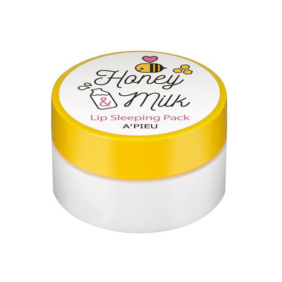 APIEU Honey & Milk Lip Sleeping Pack - Peaches&Creme Shop Korean Skincare Malta