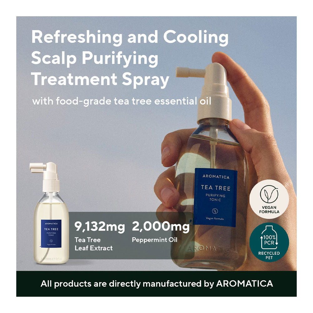 AROMATICA Tea Tree Purifying Tonic - Peaches&Creme Korean Skincare