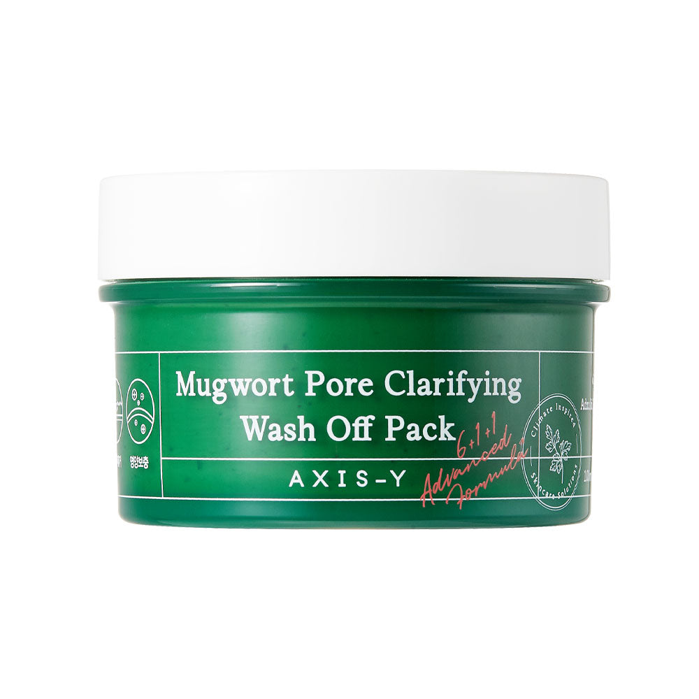 AXIS-Y Mugwort Pore Clarifying Wash Off Pack - Peaches&Creme Shop Korean Skincare Malta
