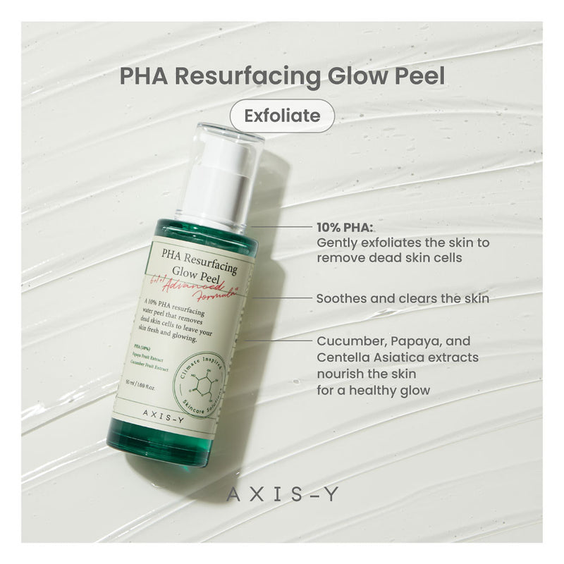 AXIS-Y PHA Resurfacing Glow Peel - Peaches&Creme Korean Skincare Malta