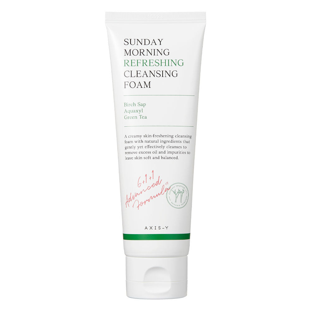 AXIS-Y Sunday Morning Refreshing Cleansing Foam - Peaches&Creme Shop Korean Skincare Malta