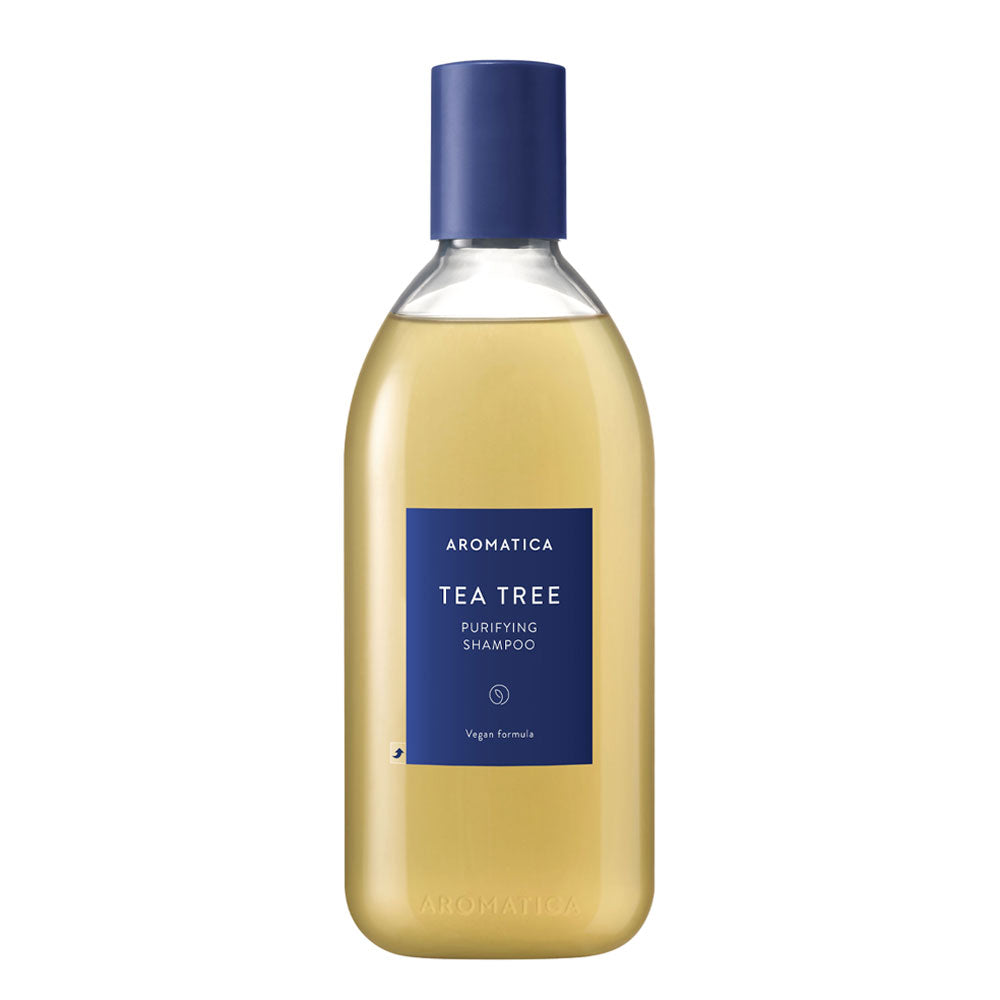 AROMATICA Tea Tree Purifying Shampoo - Peaches&Creme Shop Korean Skincare Malta