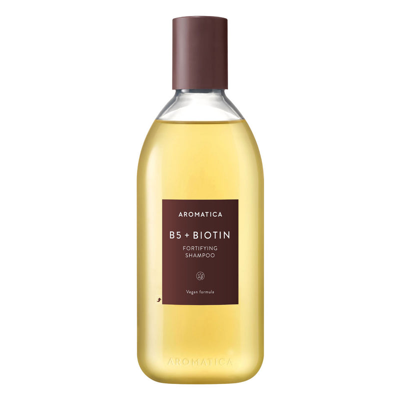 AROMATICA B5+Biotin Fortifying Shampoo - Peaches&Creme Shop Korean SkincareMalta