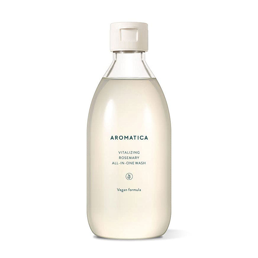 AROMATICA Vitalizing Rosemary All-in-One Wash - Peaches&Creme Shop Korean Skincare Malta