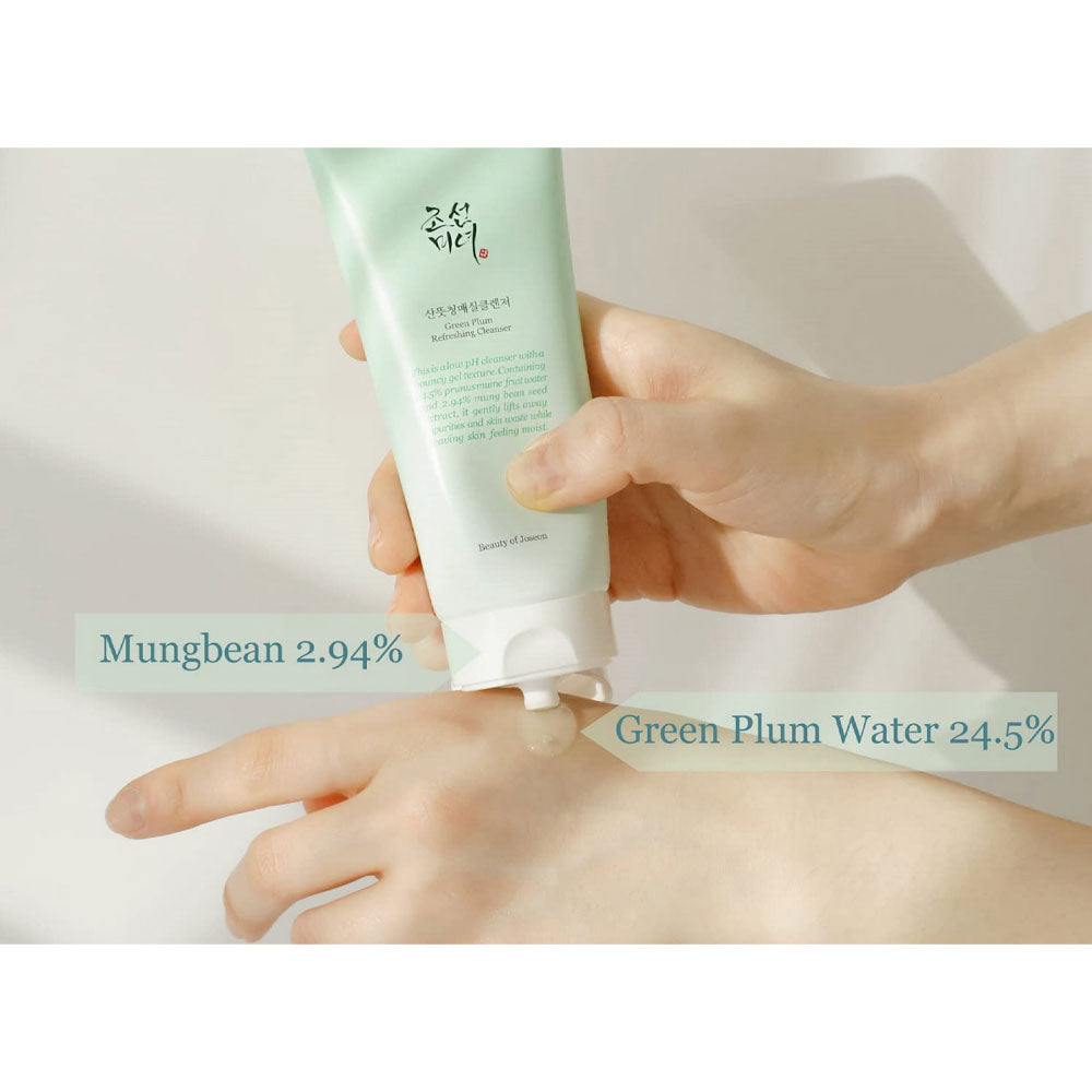 BEAUTY OF JOSEON Green Plum Refreshing Cleanser - Peaches&Creme Shop Korean Skincare Malta