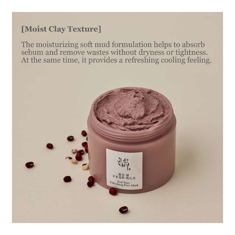 BEAUTY OF JOSEON Red Bean Refreshing Pore Mask - Peaches&Creme Shop Korean Skincare Malta