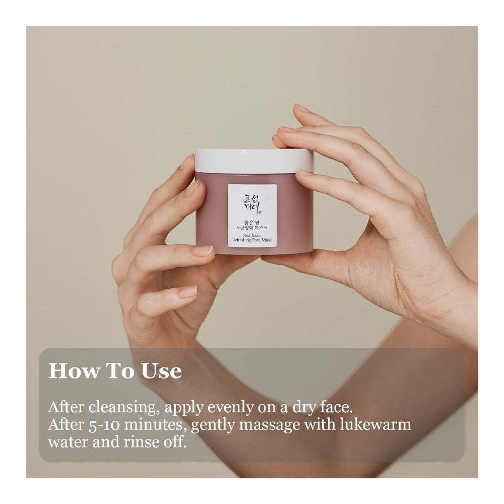 BEAUTY OF JOSEON Red Bean Refreshing Pore Mask - Peaches&Creme Shop Korean Skincare Malta