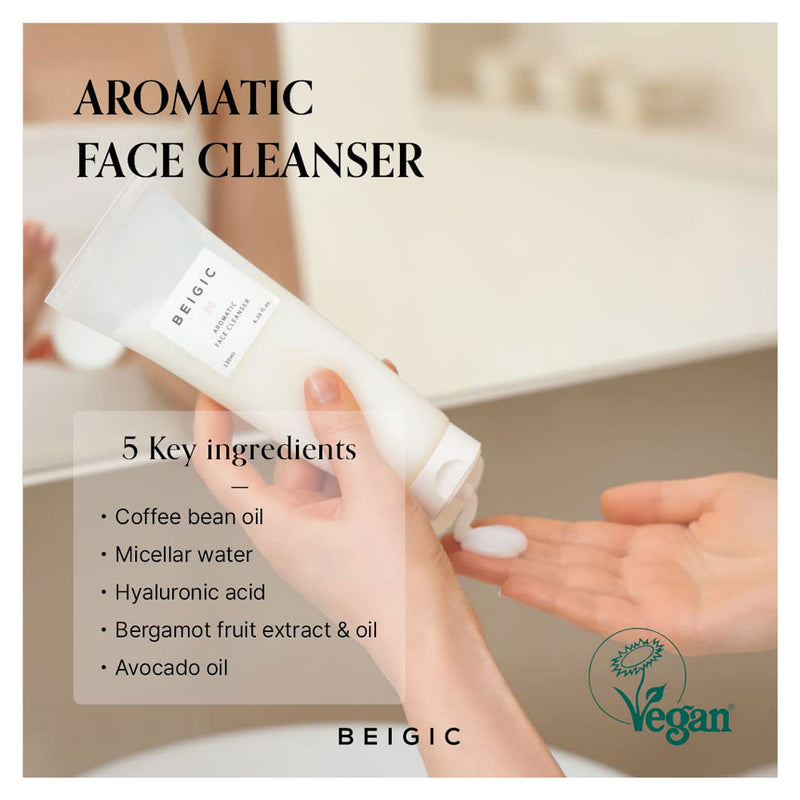 BEIGIC Aromatic Face Cleanser - Peaches&Creme Shop Korean Skincare Malta