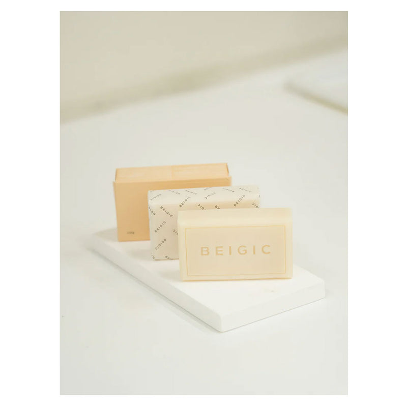 BEIGIC Classic Soap Bar Face & Body - Peaches&Creme Shop Korean Skincare Malta