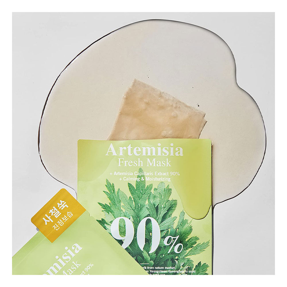 BRING GREEN Artemisia 90% Fresh Mask - Peaches&Creme Shop Korean Skincare Malta