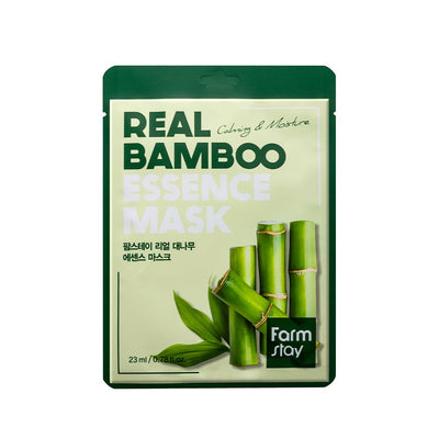Farm Stay Real Bamboo Essence Mask - Peaches&Creme Shop Korean Skincare Malta