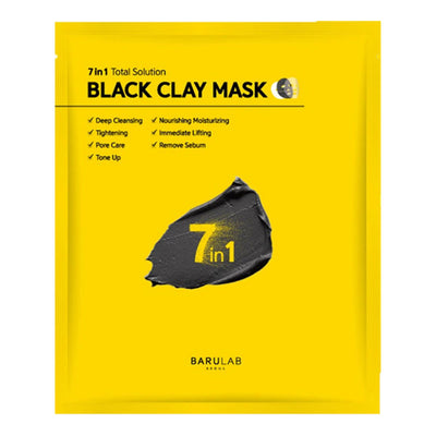 Barulab 7in1 Total Solution Black Clay Mask - Peaches&Creme Korean Skincare Malta