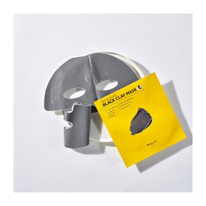 Barulab 7in1 Total Solution Black Clay Mask - Peaches&amp;Creme Korean Skincare Malta