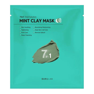 Barulab 7 in 1 Total Solution Mint Clay Mask - Peaches&Creme Shop Korean Skincare Malta