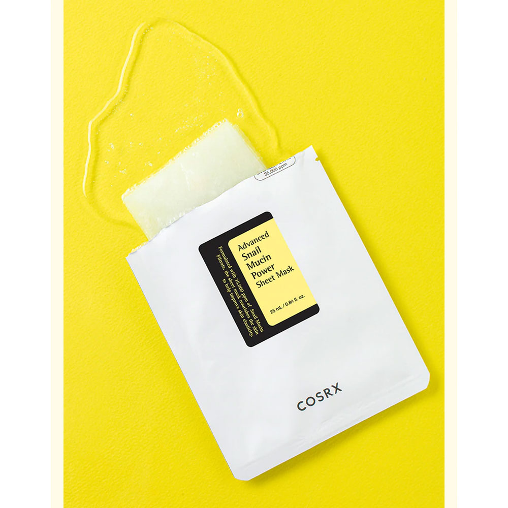 Cosrx - Advanced Snail Mucin Power Essence Sheet Mask - Peaches&Creme Shop Korean Skincare Malta