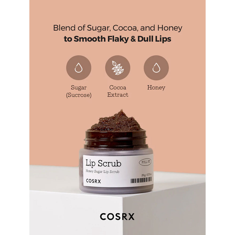 COSRX Full Fit Honey Sugar Lip Scrub - Peaches&Creme Shop Korean Skincare Malta