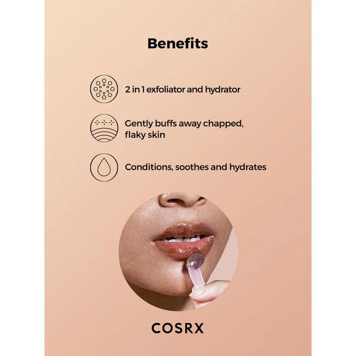 COSRX Full Fit Honey Sugar Lip Scrub - Peaches&Creme Shop Korean Skincare Malta