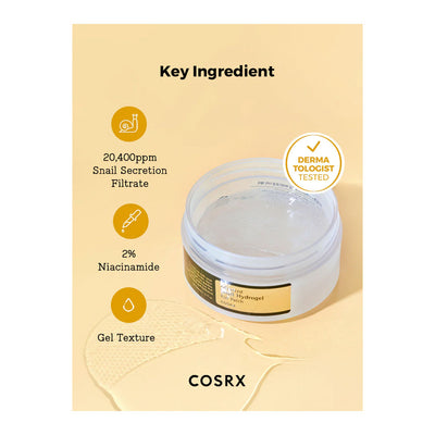 COSRX Advanced Snail Hydrogel Eye Patch - Peaches&Creme Shop Korean Skincare Malta