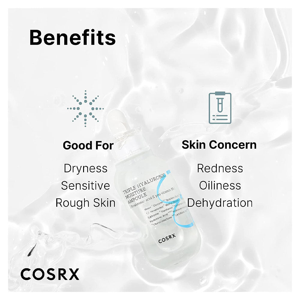 COSRX Hydrium Triple Hyaluronic Ampoule - Peaches&Creme Shop Korean Skincare Malta
