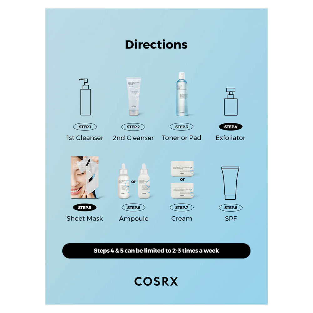 COSRX Hydrium Triple Hyaluronic Ampoule - Peaches&Creme Shop Korean Skincare Malta