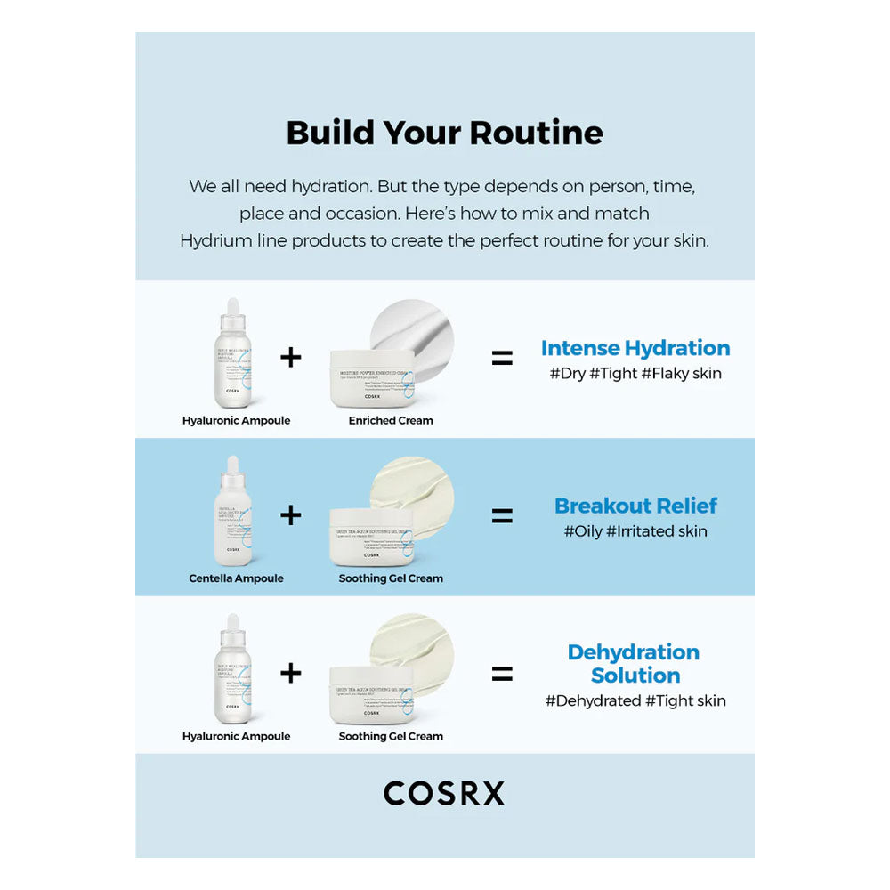 COSRX Hydrium Triple Hyaluronic Ampoule - Peaches&Creme Shop Korean Skincare Malta
