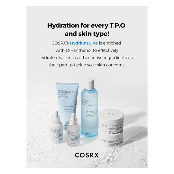 COSRX Hydrium Triple Hyaluronic Ampoule - Peaches&Creme Shop Korean Skincare Malta