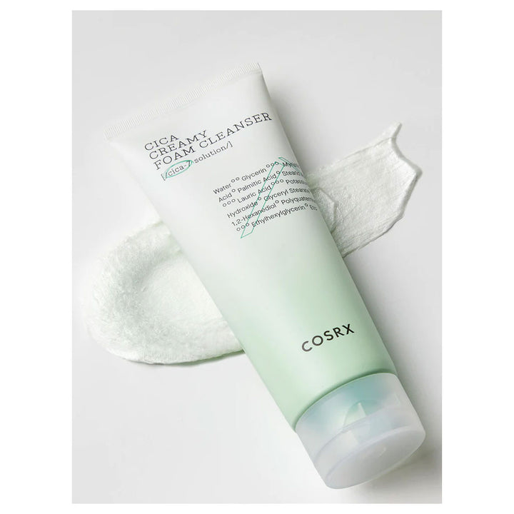 COSRX Pure Fit Cica Creamy Foam Cleanser - Peaches&Creme Shop Korean Skincare Malta